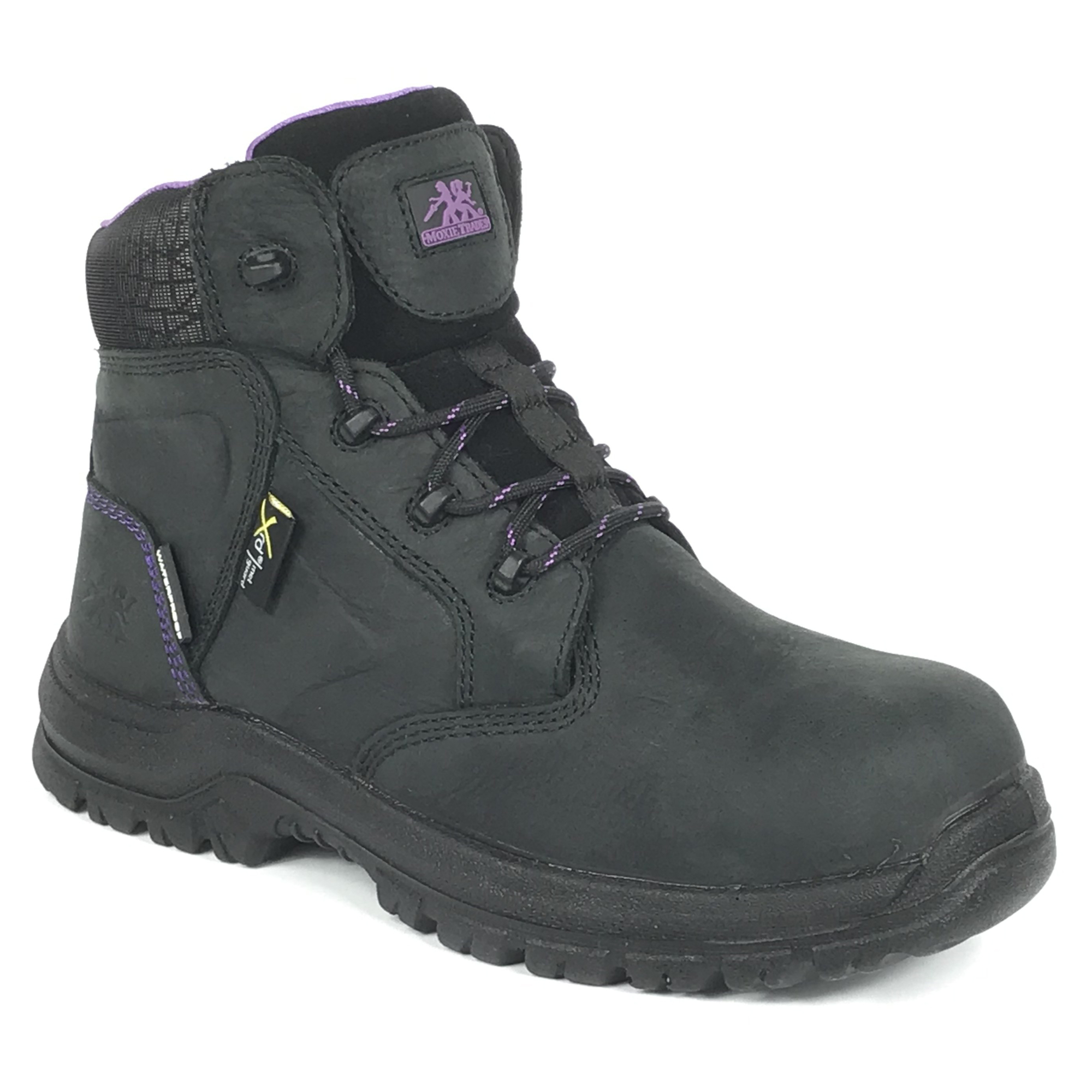 DieHard Steel Toe, Premium Black Nubuck Leather,Waterproof